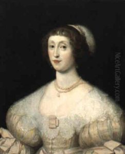 Portrat Von Elisabeth K"nigin Von B"hmen by Cornelis Jonson Van Ceulen