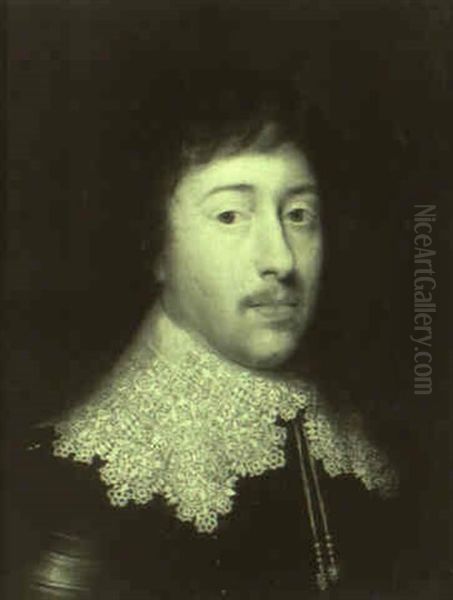 Portrait Of A Gentleman In Armor And A Lace Collar - view 1