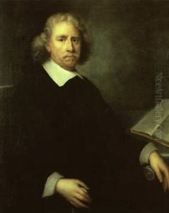 Portrait Of Professor Antonius Aemilius Seated At A Table With A Book