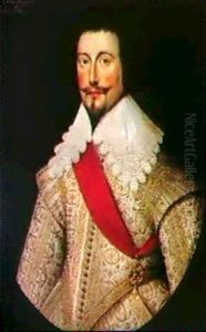 Portrait Of Sir Matthew Mennes by Cornelis Jonson Van Ceulen
