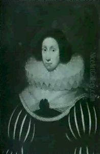 Portrait Of Lady Heath by Cornelis Jonson Van Ceulen