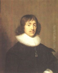 Portrait Of Sir Richard Fanshawe by Cornelis Jonson Van Ceulen