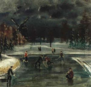 Skridsko+kare I Slottsparken, Malm"