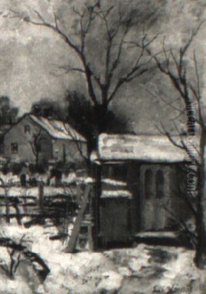 G+rdsinteri"r Med Figurer, Vinter - view 1