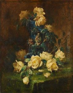 Composition Aux Roses Jaunes Composition Aux Roses Jaunes