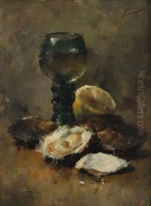 Nature Morte Aux Huitres Et Verre Nature Morte Aux Huitres Et Verre