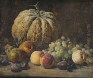 Nature Morte Aux Fruits Et Potiron