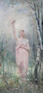 Sous-bois Anime D'une Femme A Moitie Nue Sous-bois Anime D'une Femme A Moitie Nue