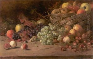 Stilleben Mit Obst Und Esskastanien by Eugene Joors