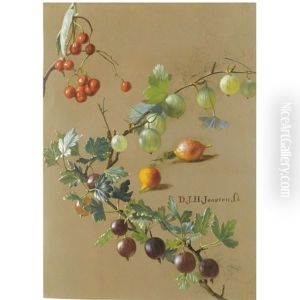 Gooseberries, Currants And Rosehips (study)