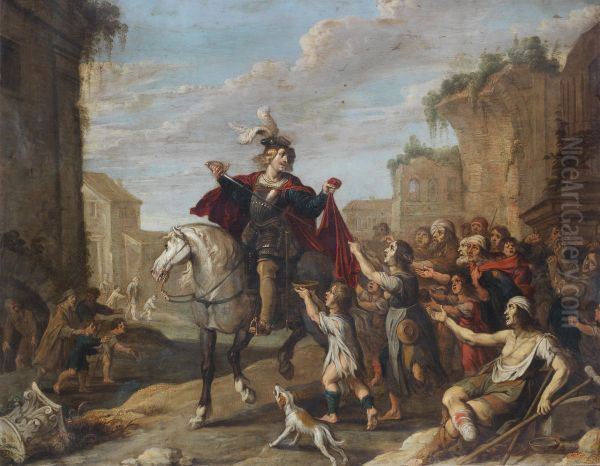 Saint Martin Dividing His Cloak - view 1