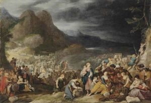 The Crossing Of The Red Sea by Hans Jordaens III