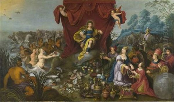 Le Monde Rendant Hommage A Apollon - view 1