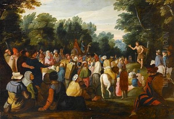 Saint John The Baptist Preaching To The Multitude - view 1
