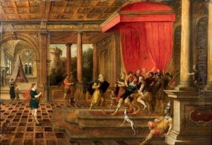 David Jouant Devant Saul by Hans Jordaens III