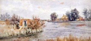 Our Houseboat, Horning Ferry by Stephen John Batchelder