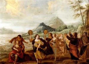 Les Hebreux Apres Le Passage De La Mer Rouge
