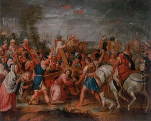 Christ On The Road To Calvary by Hans Jordaens III