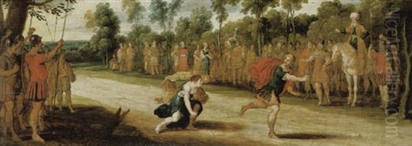 The Race Of Atalanta And Hippomones - view 1