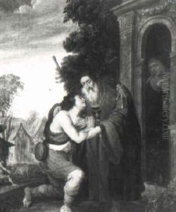 Die Ruckkehr Des Verlorenen Sohnes by Hans Jordaens III