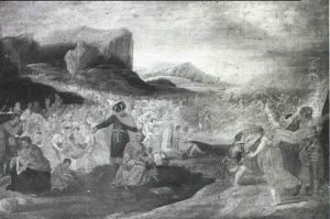 Moses Parting The Dead Sea
