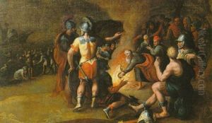 Saint Paul Bitten By A Snake On The Island Of Malta