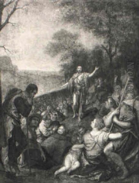 St. John The Baptist Preaching To The Multitude - view 1