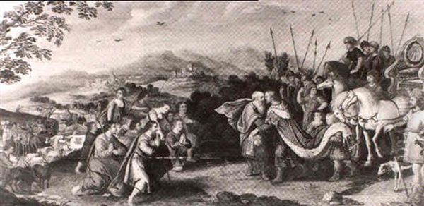 The Reconciliation Of Jacob And Laban - view 1