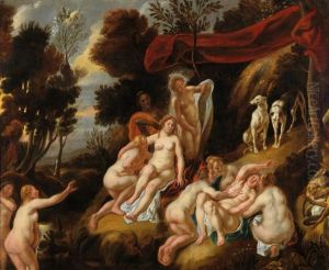 Diana Discovering Callisto"s Pregnancy by Jacob Jordaens