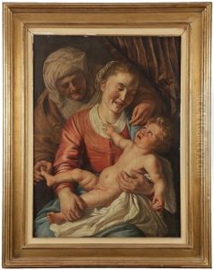 La Vierge A L"enfant Et Sainte Anne