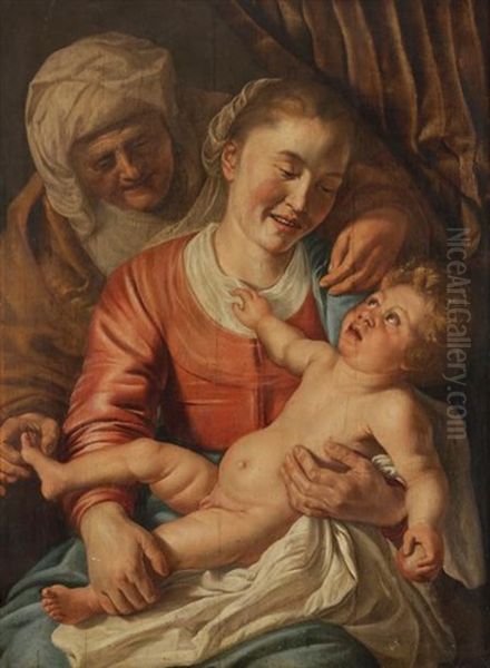 La Vierge A L"enfant Et Sainte Anne - view 1