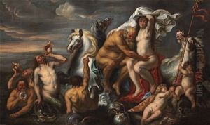 Neptuno Y Anfitrite by Jacob Jordaens