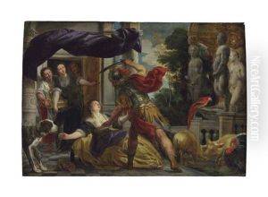 Circe And Odysseus by Jacob Jordaens
