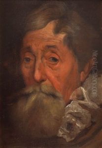 Portrait Of An Old Man Wearing A White Ruff