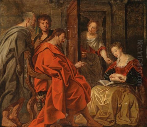 Christus Bei Maria, Martha Und Lazarus - view 1