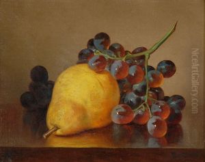 Still Life With Grapes And Pears by Frederick Stone Batcheller