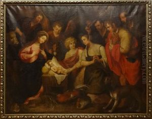 Adoration Des Bergers by Jacob Jordaens