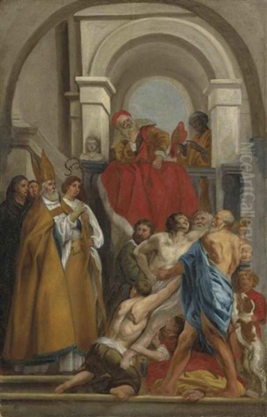 The Trial Of Christ (bozzetto) - view 1