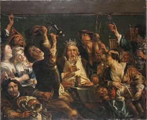 Il Re Beve (replica) by Jacob Jordaens