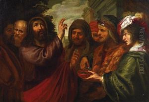 Der Zinsgroschen by Jacob Jordaens