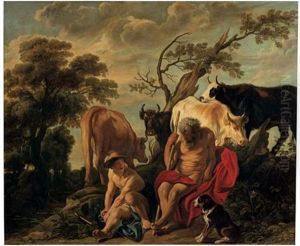 Mercurius En Argus by Jacob Jordaens