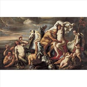 Neptune And Amphitrite (collab. W/studio) by Jacob Jordaens