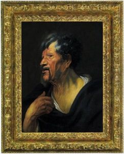Bildnis Des Abraham Graepheus by Jacob Jordaens