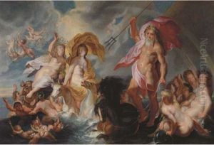 The Rape Of Europa by Jacob Jordaens