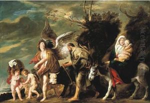 The Flight Into Egypt (collab. W/studio) by Jacob Jordaens