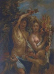 Bacchus And Ceres by Jacob Jordaens