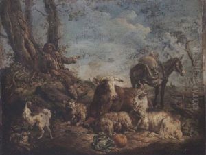 Paesaggio Con Pastori E Armenti Paesaggio Con Pastori E Armenti