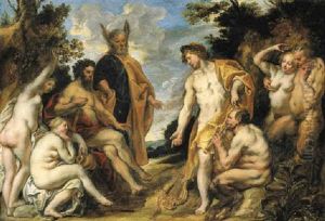 The Contest Between Apollo And Pan by Jacob Jordaens