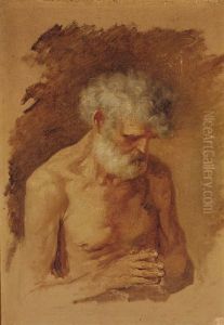 An Old Man At Prayer by Jacob Jordaens