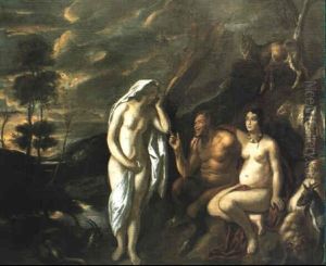 Nymphes Et Satyre